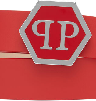 Philipp Plein Riem Hexagon Rood