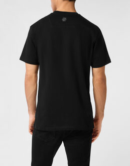 Philipp Plein Round Neck T-Shirt Boom Stones - maat L Zwart
