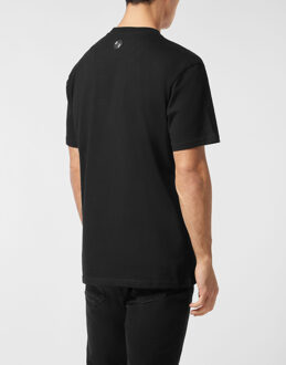 Philipp Plein Round Neck T-Shirt Degrade' Skull Zwart - M