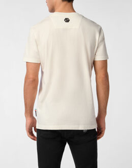 Philipp Plein Round Neck T-Shirt Gradient Skull - maat S Zwart