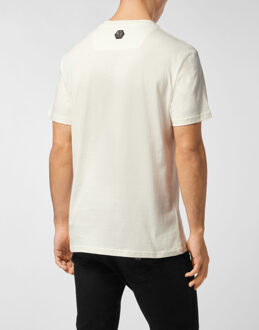 Philipp Plein Round Neck T-Shirt Plein Boy Stones Zwart