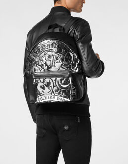 Philipp Plein Rugzak Smile Zilver