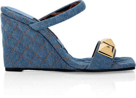 Philipp Plein Sandalen Blauw