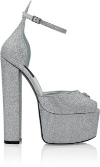 Philipp Plein Sandalen Hoge Hakken Zilver - EU 40