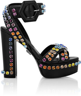 Philipp Plein Sandalen Hoge Hakken Zwart - EU 37
