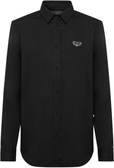 Philipp Plein Shirt Iconic Plein - maat Zwart
