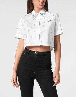 Philipp Plein Shirt - maat M Wit