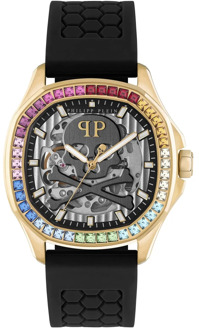 Philipp Plein Skeleton Spectre Rainbow Horloge Philipp Plein , Black , Heren - ONE Size