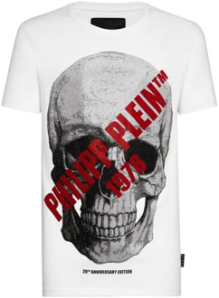Philipp Plein Skull White T-Shirt SS 16 Philipp Plein , White , Heren - 2Xl,Xl,L,M,S