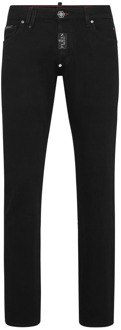 Philipp Plein Slim-fit Jeans Philipp Plein , Black , Heren - W30,W32,W31,W33,W36