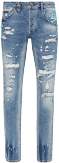 Philipp Plein Slim-fit Jeans Philipp Plein , Blue , Heren - W36,W34,W32,W31,W30,W33
