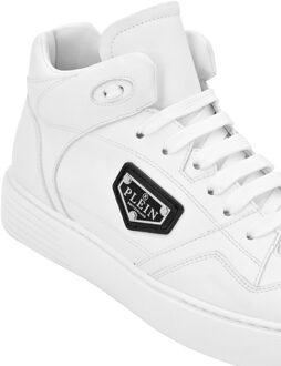 Philipp Plein Sneakers in nappaleer - maat EU 44 Wit