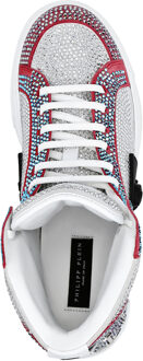 Philipp Plein Sneakers Money Kicks - maat EU 38 Wit/Rood