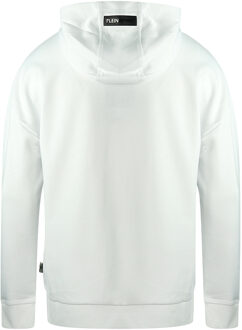 Philipp Plein Sport Uitrusting Logo Witte Hoodie - M