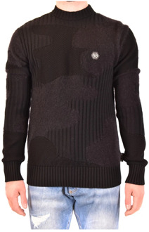 Philipp Plein Stijlvolle Sweater Philipp Plein , Black , Heren - M