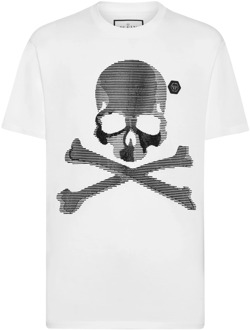 Philipp Plein Stijlvolle T-Shirt voor Heren Philipp Plein , White , Heren - S