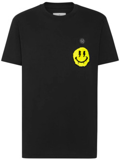 Philipp Plein Stijlvolle T-shirts voor Mannen en Vrouwen Philipp Plein , Black , Heren - S