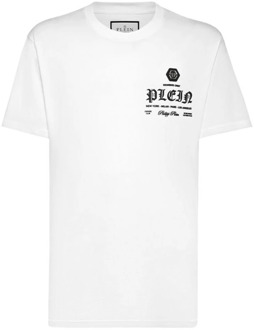 Philipp Plein Stijlvolle T-shirts voor mannen en vrouwen Philipp Plein , White , Heren - Xl,L,M