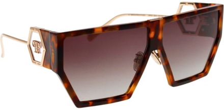 Philipp Plein Stijlvolle zonnebril met gradientlenzen Philipp Plein , Brown , Dames - 65 MM
