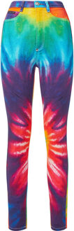 Philipp Plein Super Hoge Taille Jegging Tie Dye Veelkleurig - 29 (Taille)