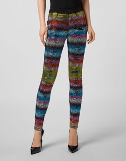 Philipp Plein Super Hoge Taille Jegging Veelkleurig - 27 (Taille)