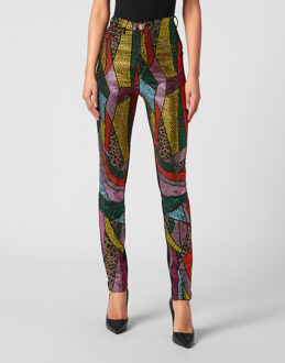 Philipp Plein Super Hoge Taille Jegging Veelkleurig - 29 (Taille)