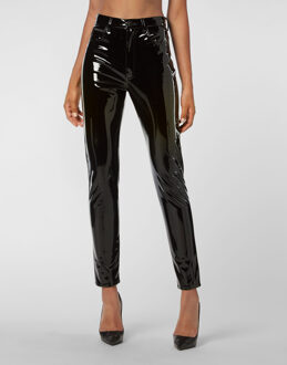 Philipp Plein Super Hoge Taille Jegging Zwart