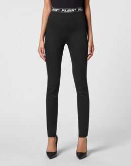 Philipp Plein Super Hoge Taille Jegging Zwart