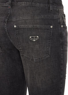 Philipp Plein Super Recht Model Donkergrijs - 33 (Taille)