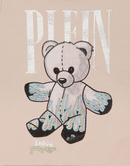 Philipp Plein Sweater Ls Teddy - maat Huidkleurig