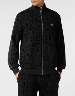 Philipp Plein Sweatjack Gothic Plein Zwart