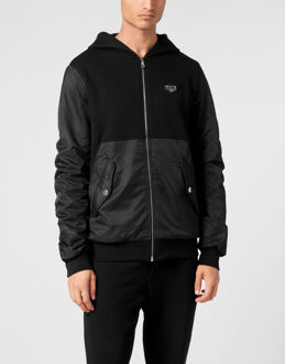 Philipp Plein Sweatjack Met Capuchon Iconic Plein Zwart