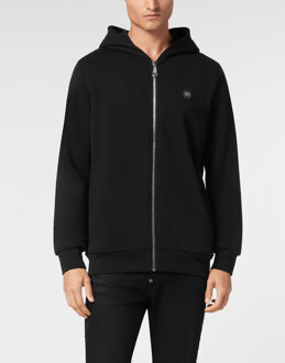 Philipp Plein Sweatjack Met Capuchon Skull Zwart