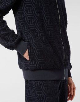 Philipp Plein Sweatjack Monogram - maat Donkerblauw