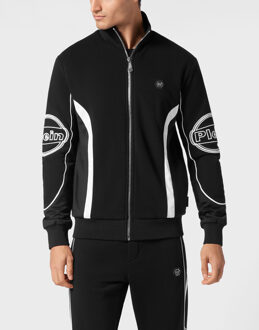 Philipp Plein Sweatjack Racing Zwart - L