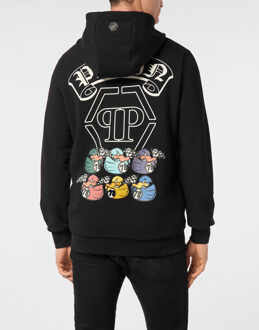 Philipp Plein Sweatjacket Gothic Duck Zwart