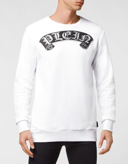 Philipp Plein Sweatshirt Gothic Plein - maat XL Wit