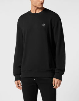 Philipp Plein Sweatshirt Gothic Plein Zwart