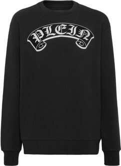 Philipp Plein Sweatshirt Gothic Plein Zwart
