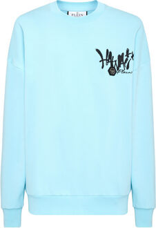 Philipp Plein Sweatshirt Hawaii - maat Lichtblauw