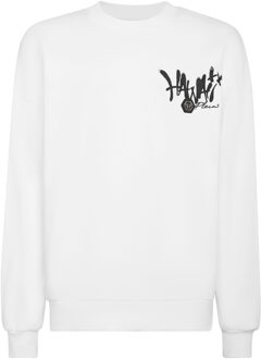 Philipp Plein Sweatshirt Hawaii Wit - 3XL