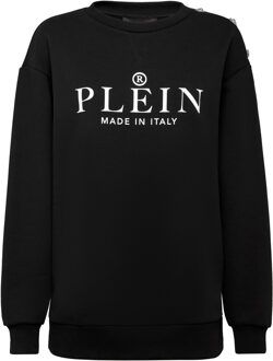 Philipp Plein Sweatshirt Iconic Plein Zwart