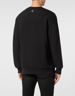 Philipp Plein Sweatshirt Ls Racing Zwart - M
