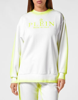 Philipp Plein Sweatshirt - maat S Wit