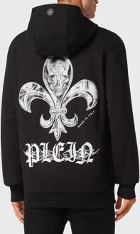 Philipp Plein Sweatshirt Met Capuchon Chrome Zwart - 4XL