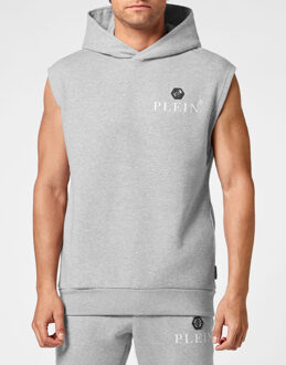 Philipp Plein Sweatshirt Met Capuchon Grijs