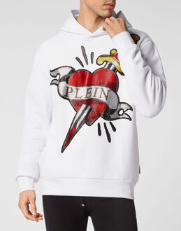 Philipp Plein Sweatshirt Met Capuchon Love Wit