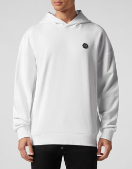 Philipp Plein Sweatshirt Met Capuchon - maat 2XL Wit