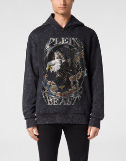 Philipp Plein Sweatshirt Met Capuchon - maat 4XL Zwart