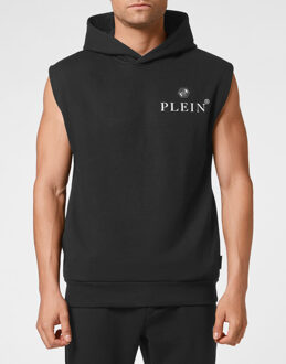 Philipp Plein Sweatshirt Met Capuchon - maat XL Zwart